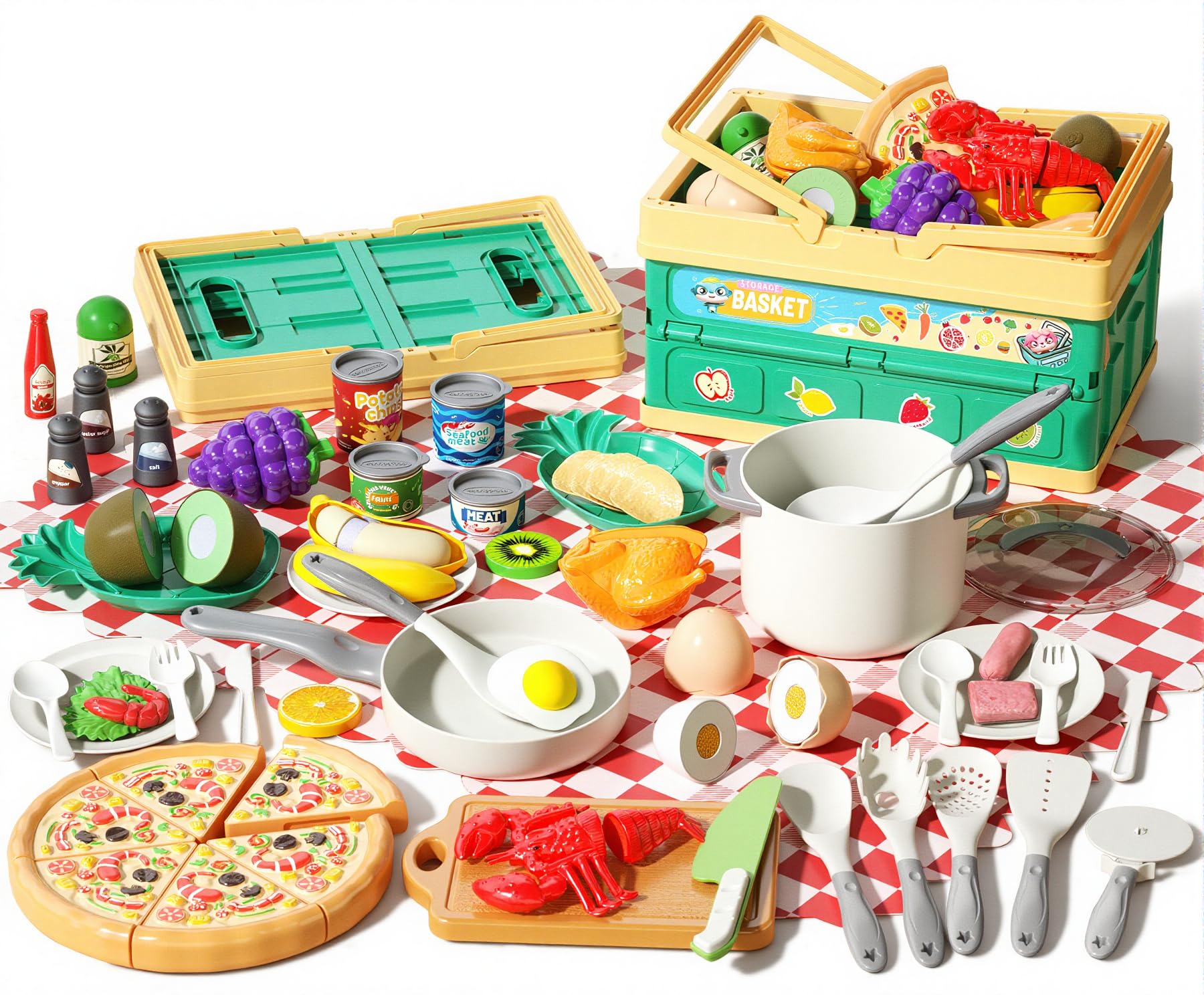 80 Pcs Kitchen Playset — White